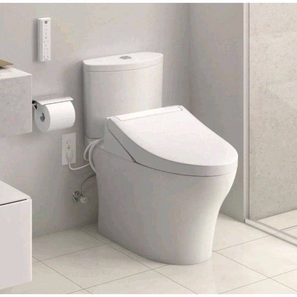 TOTO WASHLET C5 Elongated Electronic Bidet Seat - Cotton